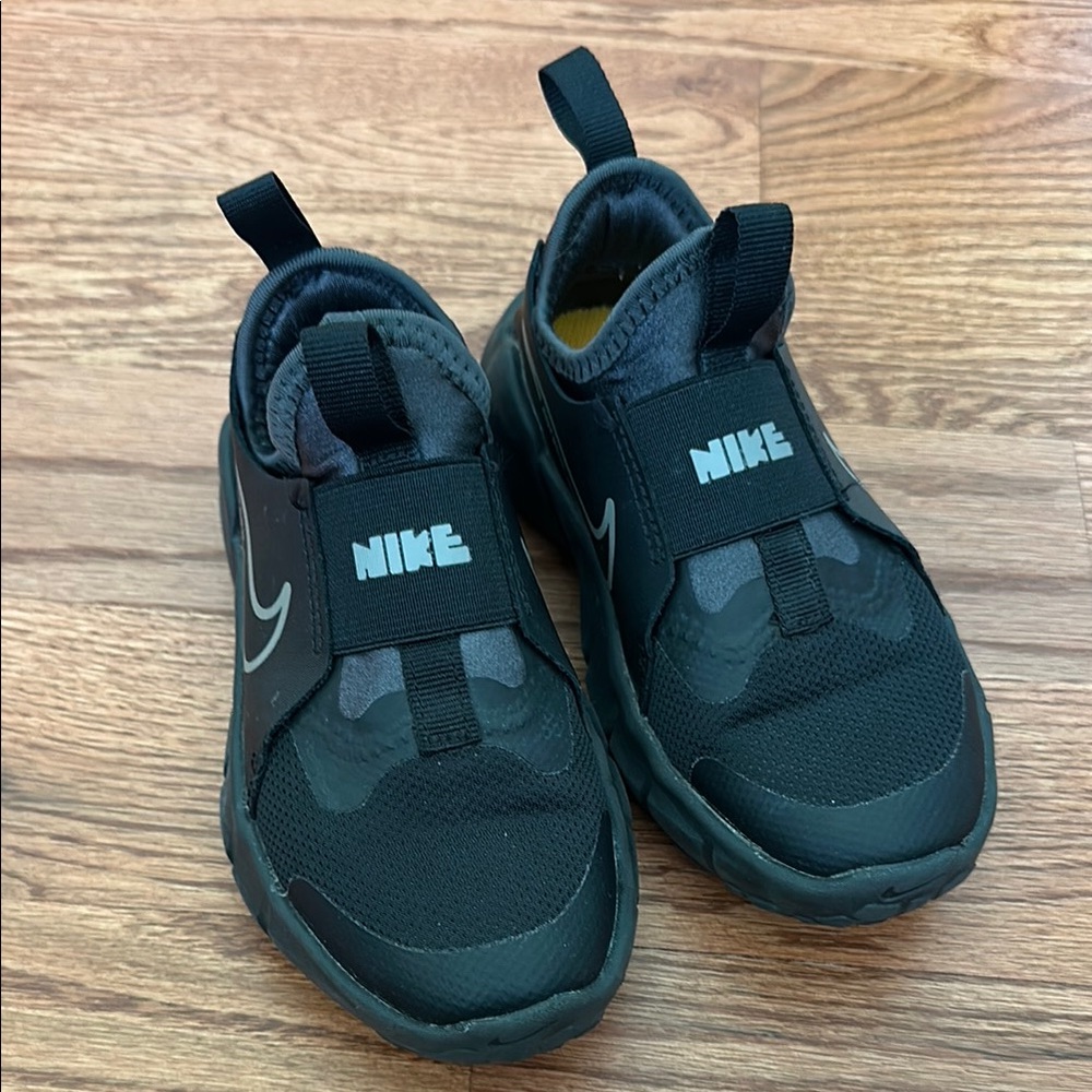 Nike Kids Black Slip-On Shoes